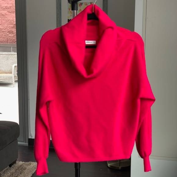 Zara Sweaters - Zara shawl neck, puffy sleeve sweater Zara Sweaters - Zara shawl neck, puffy sleeve sweater